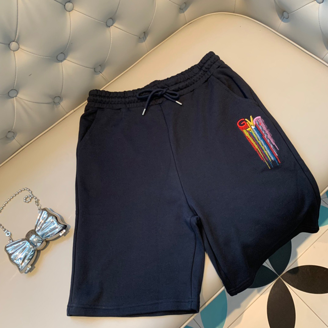 

Men's Plus Size Shorts with cotton printing and embroidery,Triangle iron 100% replica of European sizeCotton shorts 34y