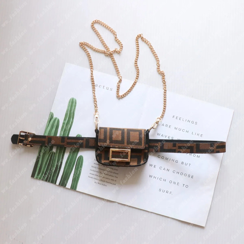 

Micro Belt Bag Mini Cross Body Bags F Designer Shoulder Coin Pouch Women Waistbag Chain Luxurys Designers Crossbody Wallet Handbags 2207035, Brown f