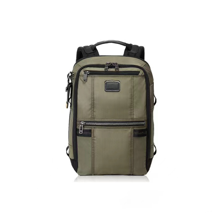 

TUMI Alpha Bravo 22 Spring/summer Ballistic Nylon Duffel Bags Trend Clash-color backpack travel Sports men's and women's green