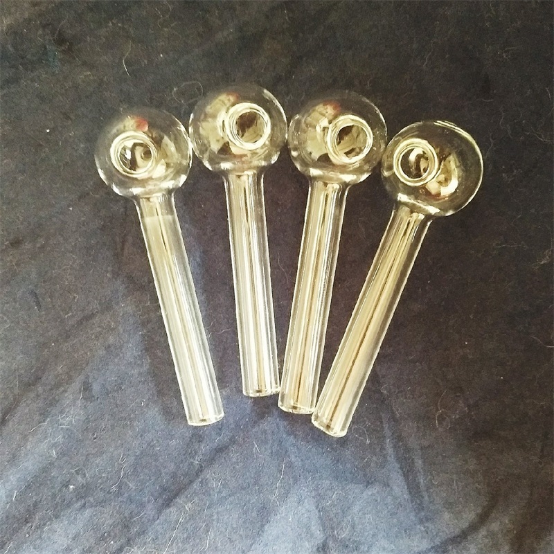 

Cheapest Pyrex 4inch Glass Oil Burner Pipe Clear Glass Oil Burner clear Great Tube Glass Pipe Oil Nail Pipe for mini water bong 5948 Q2