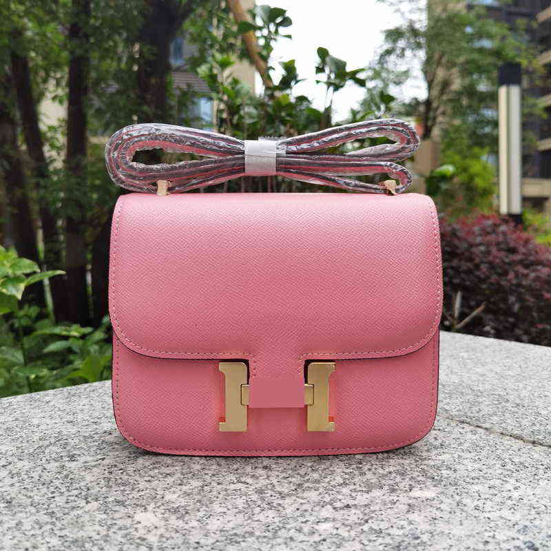 

2022 h Home Button Palm Print Leater 23cm Kangkang Bag Leater Women's Steward Classic Menger, Yellow