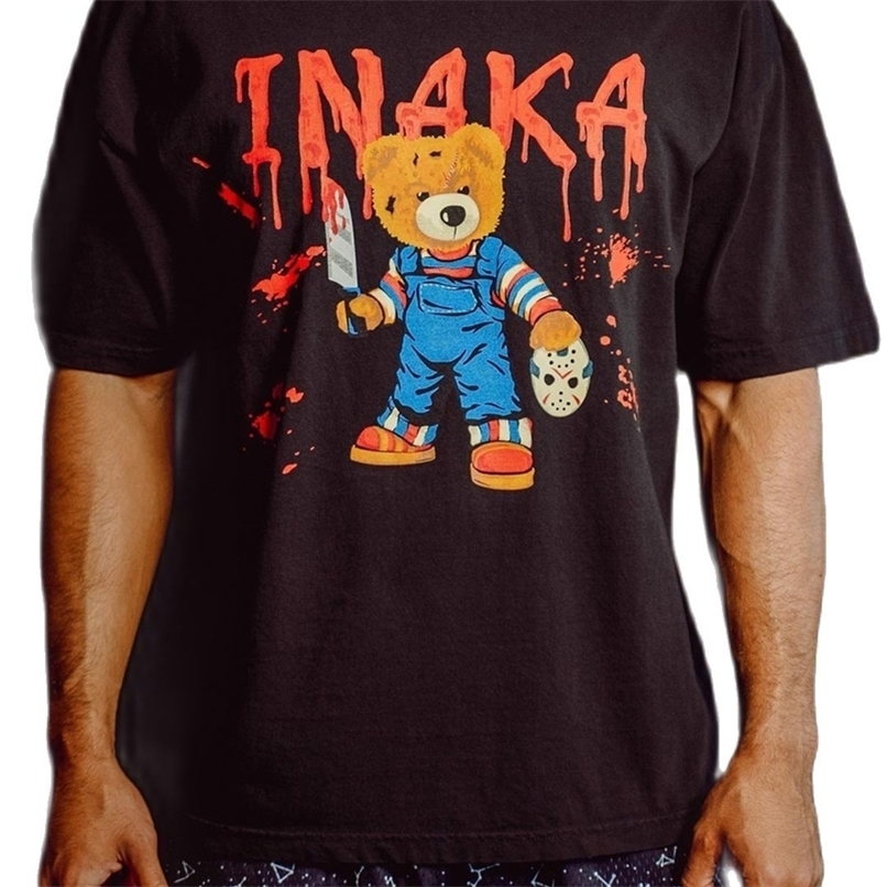 

zhcth store Inaka Shirt Men Women Daily Premium Tshirt Inaka Power Shirt Fashion Design Premium Cotton 260g 220611, Pt025