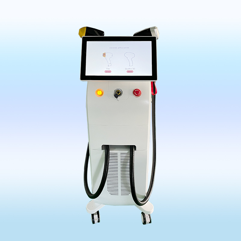 

2022 New Double Handle Diode Laser Hair Removal Machine with beautiful whole sales price spa use