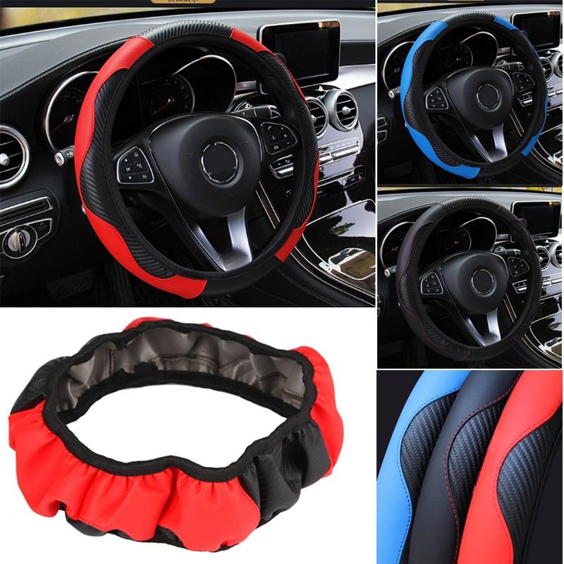 

Steering Wheel Covers Non Slip Car Cover Breathable Protective Suitable For 37-38cm Wrap