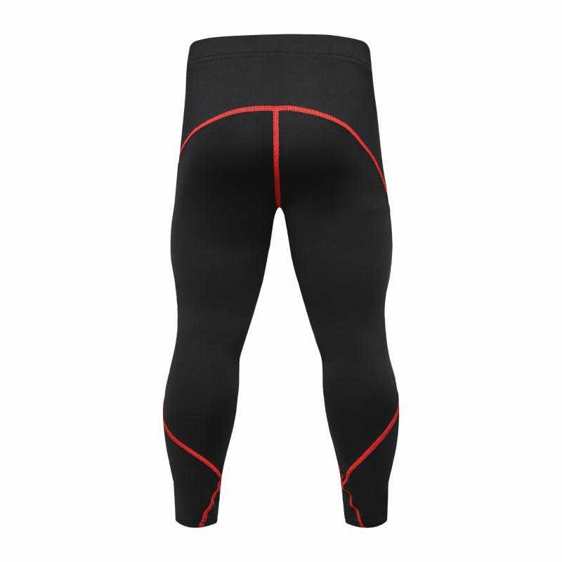 

Men's Pants Polyester Spandex Waist Band Soft Guangzhou Black Solid Color Leggings For MenMen's
