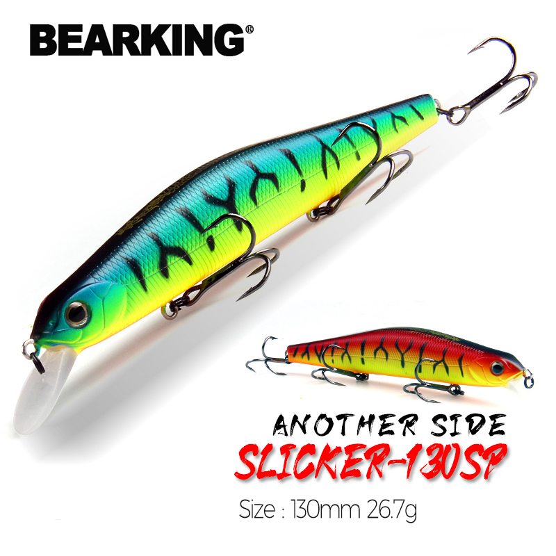 

BEARKING 13cm 11cm 9cm 8cm magnet weight system long casting model fishing lures hard bait quality wobblers minnow 220721
