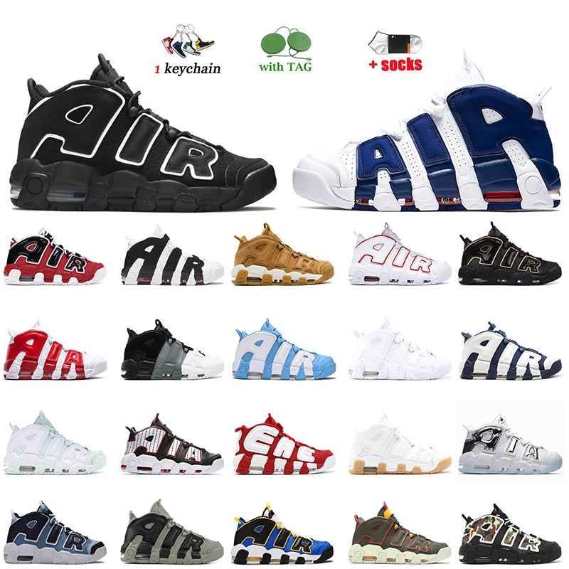 

Classic Black Scottie Pippen Basketball Shoes For Women Mens Uptempos UNC Split Tri-Color White Varsity Red Lucky Charms Sunset Bulls Hoops Pack Trainers Sneakers, A14 split 36-45