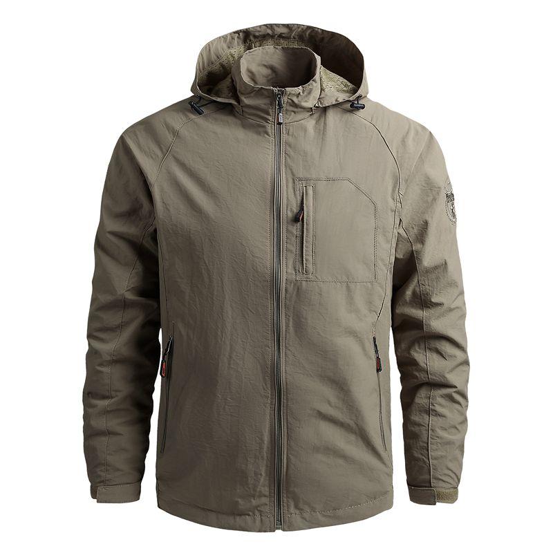 

Men' Jackets Men Fashion Coats Men' Windbreaker Bomber Jacket 2022 Autumn Army Cargo Outdoors Clothes Casual StreetwearMen, Black