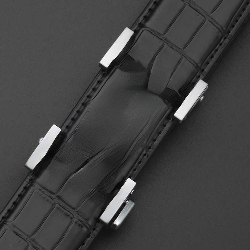 

wholesale 2022 Top Quality men's genuine leather business belts Classic luxury waistband leisure young people's pants automatic buckle layer cow high-end belt, As the picture
