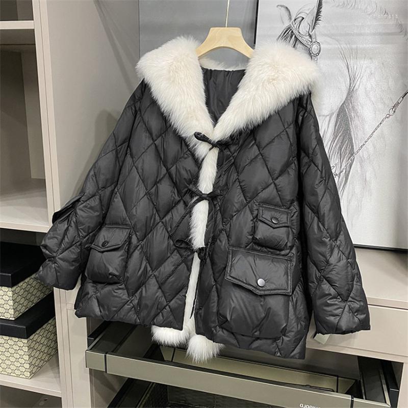 

Women' Down & Parkas Gowyimmes Autumn Casual Jacket Big Size Short Light White Coats Winter Clothes Korean Version Clothings PD1147 Kare22, Black