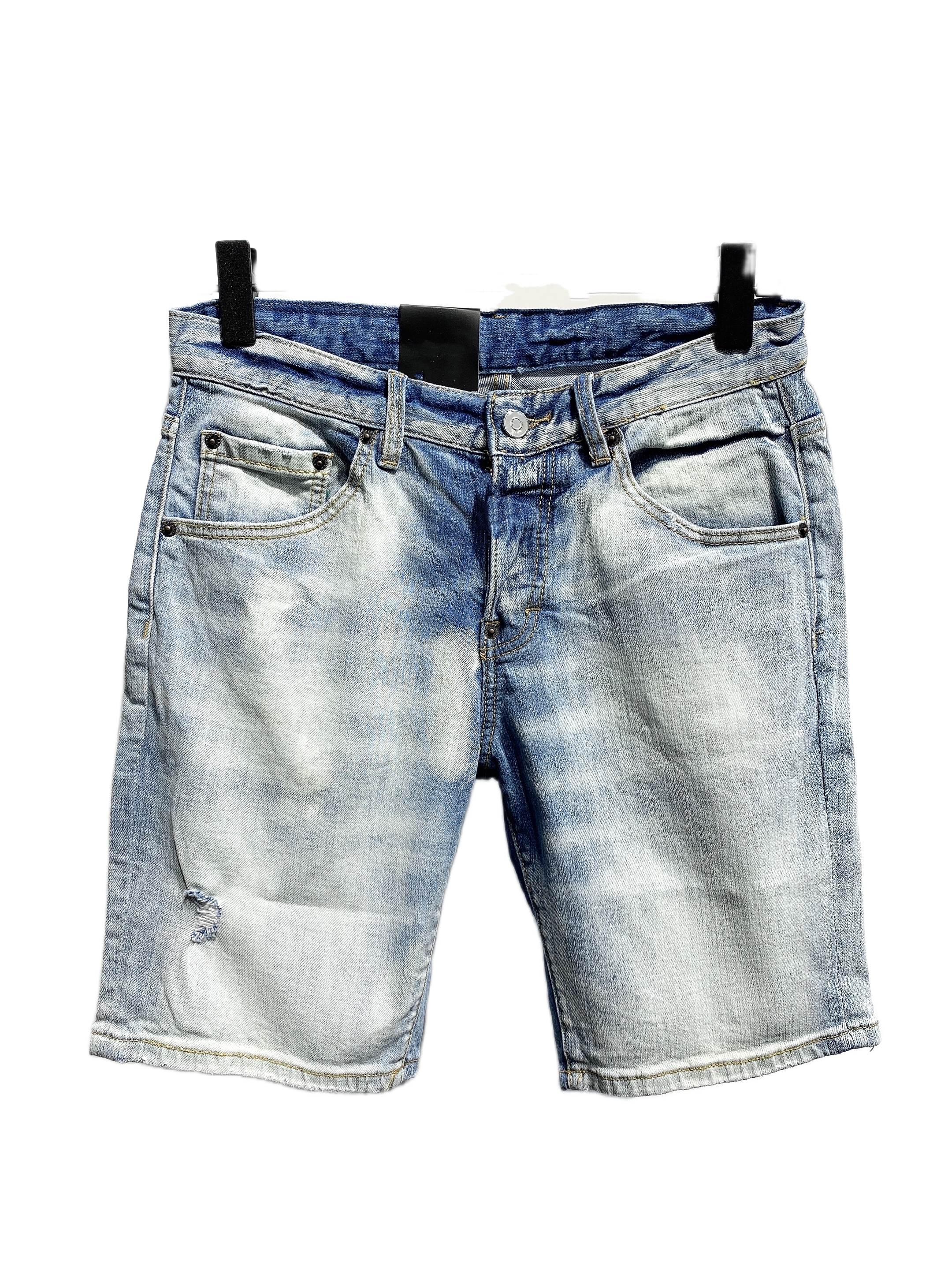 

Men Denim Shorts Jeans Summer Hot Plus Size Casual Loose Stretch Cowboy High Waist Short Jean Male Large Denim Breeches A386-1