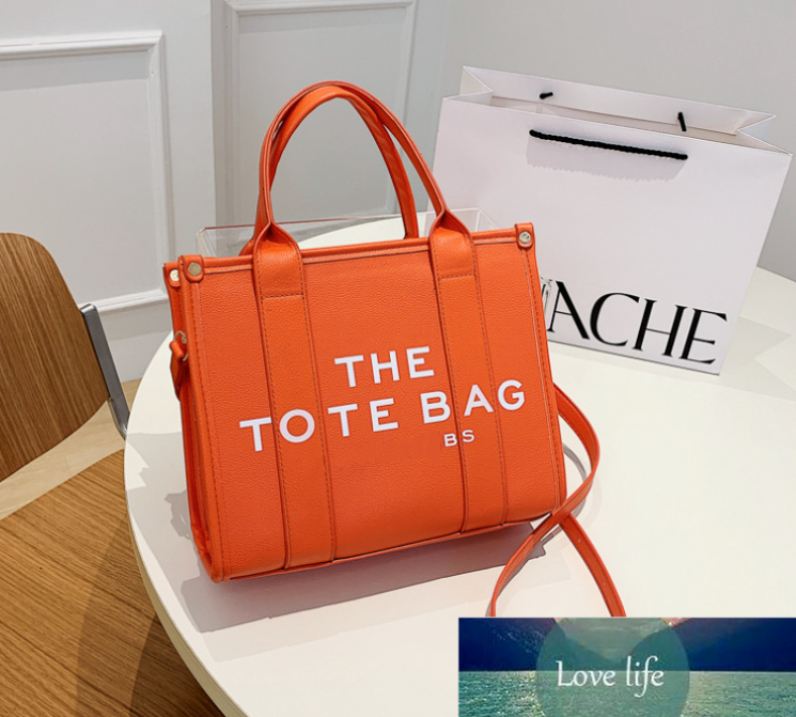 

Plain leather the Tote Bag with high fashion shoppingbag Lady's hand-held lychee pattern letter handbag one shoulder crossbody bags, As pic