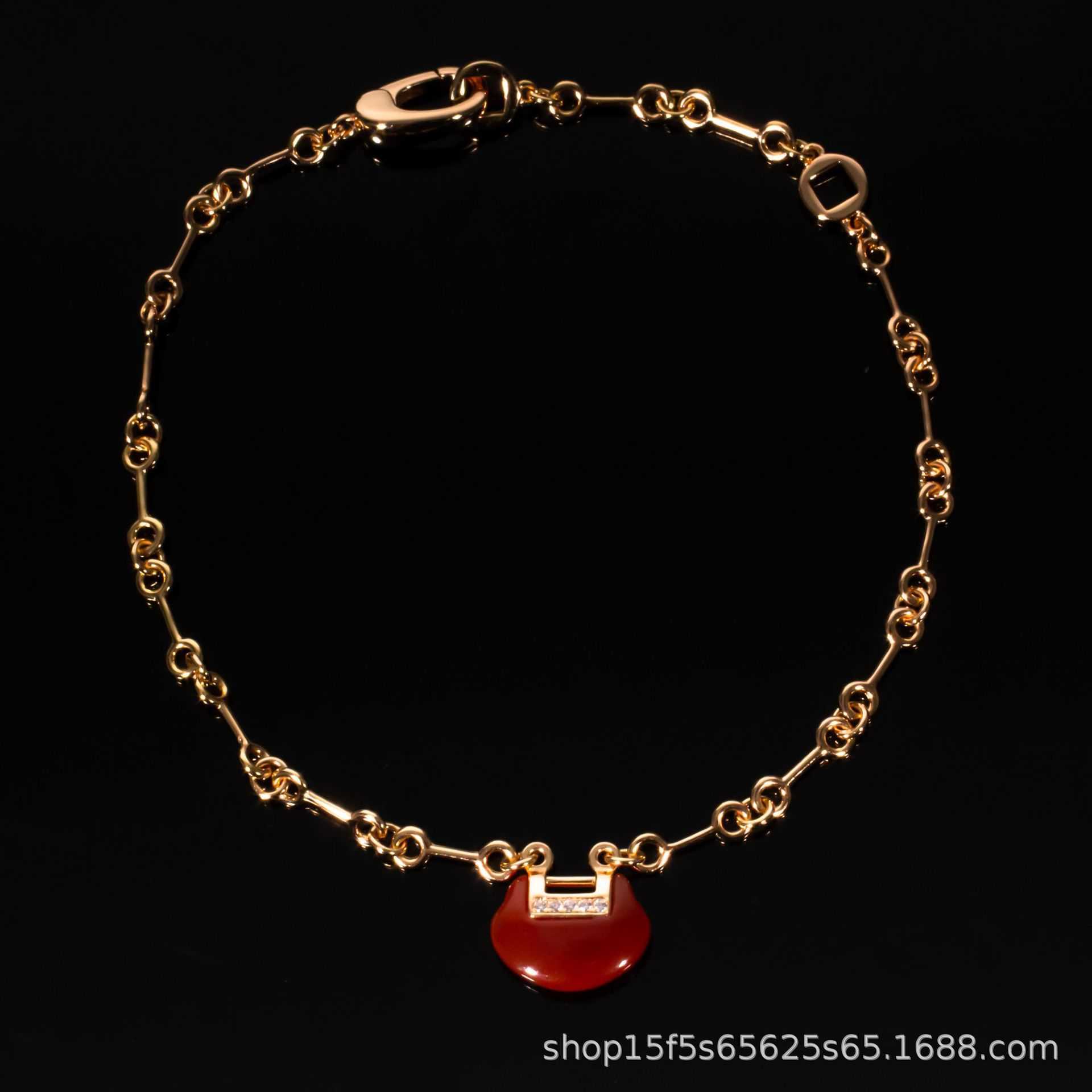 Titanium Gold Plate/fill Charm Bracelets Braclets Bracelet Steampunk Snap Jewelry s Sterling Silver Bracelet-image-748391596