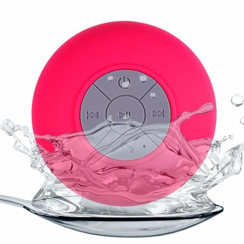 

Waterproof Wireless Speaker Shower Mini Speaker Car Handsfree Call Music Mic Suction Cup Bluetooth-compatible Speakers for Phone