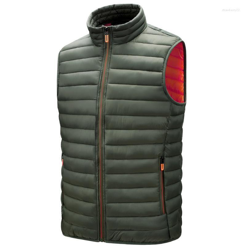

Men's Vests Vest Jackets Sleeveless Nice Autumn Mens Warm Homme Winter Casual Padded Cotton Waistcoat Chalecos Para Hombre Stra22