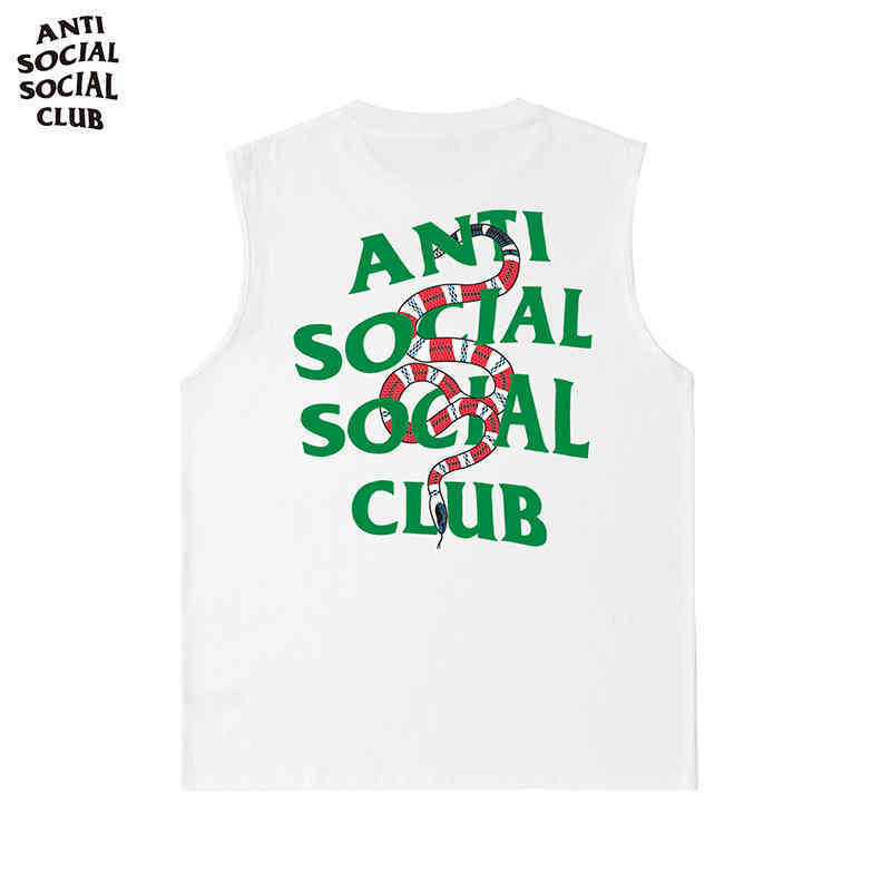 Gilet à la mode pour hommes Assc Snake sans manches Coton Sports Lovers Nouvelles femmes d'été