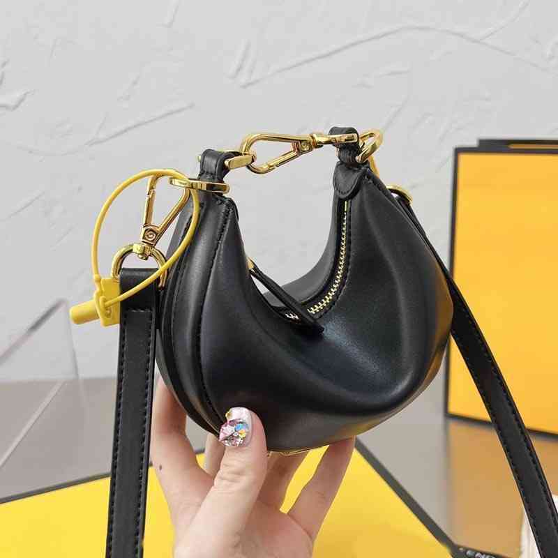 

Mini Designer Wrist Bag Women Luxury Handbag Shoulder Clutch Leather Crossbody Wallet Female Purses 220408, Black