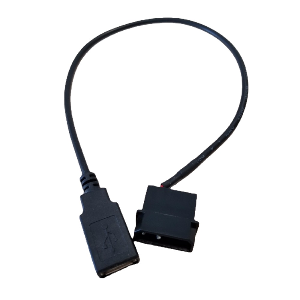 1 PCS Power Charge Cable Cord IDE Molex to USB A Female for PC Internal 5V 2Pin 35cm-image-766439907