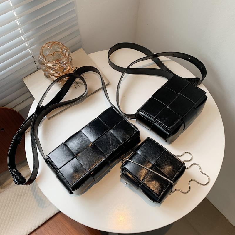 

Evening Bags High Sense Bag Women's Summer Versatile Fashion One Shoulder Messenger Niche Woven Chest Waist BagEvening, Small green