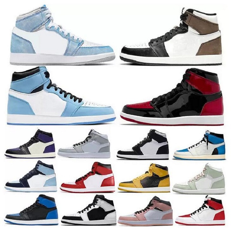 

Classic Mens 1s Sports Shoes Loafers Fashion High Top Leather Casual Skateboard Shoe Outdoor Men Women Sneakers36-44
