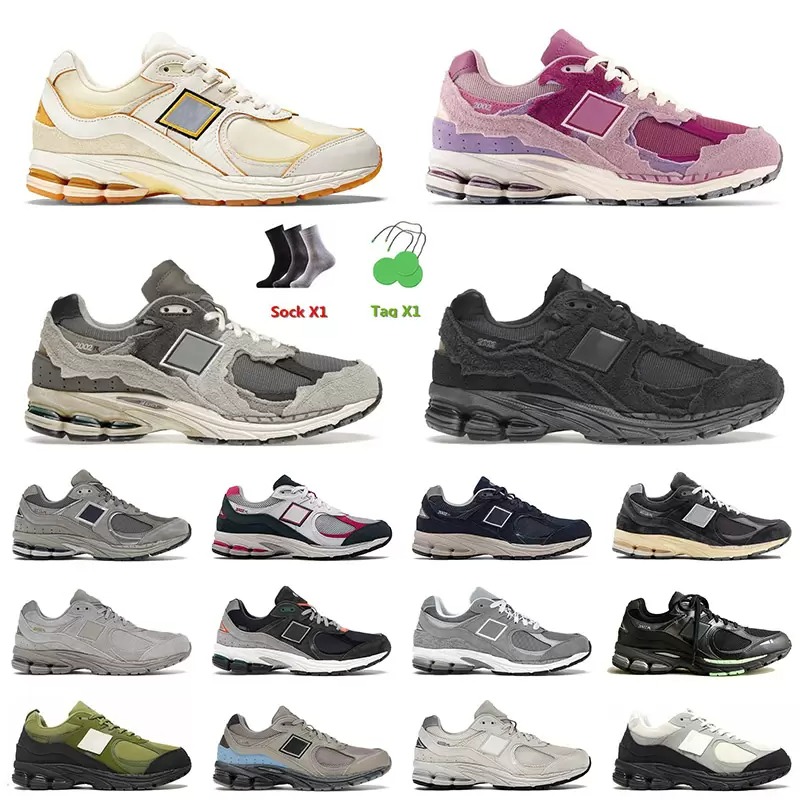 

2002R Designer Running Shoes Protection Pack Phantom Rain Cloud Triumph Green Men Women Incense Trainers Sports New Balance Sneakers 36-45