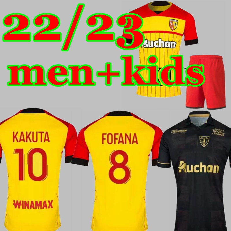 

2022 2023 RC Lens maillot soccer jerseys 22 23 KAKUTA GANAGO SOTOCA FOFANA GRADIT FORTES BANZA CAHUZAC DOUCOURE Football Shirts 2023 kids Kits Special Edition, Orange