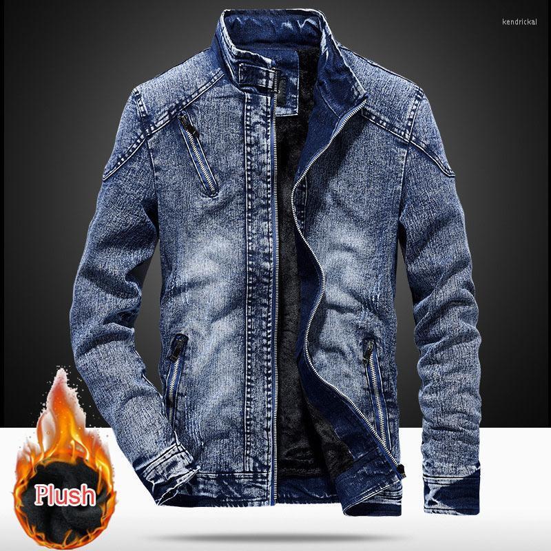 

Men's Trench Coats 2022 Men Jeans Jackets Mens Winter Coat Autumn Denim Outwear Male High Quality Clothes Fashion Streetwear Clothing MY191, Black