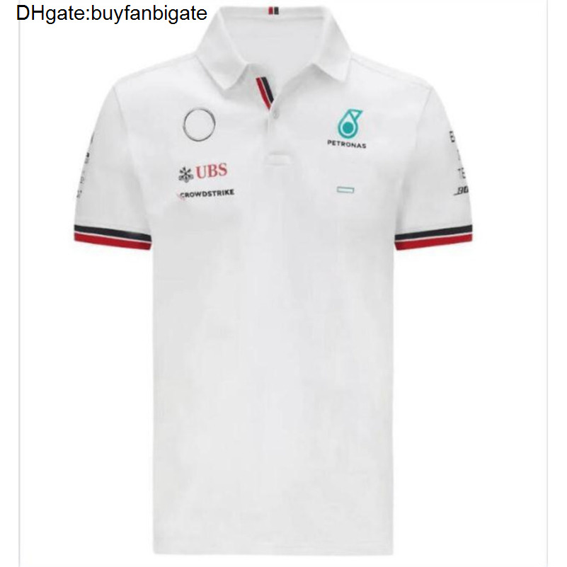 Petronas Men's Luxury t Shirts Designer Mercedes Amg Top F1 Formula One Racing Polos Women Casual Short Sleeve T-shirts Benz Polo Lewis 0T6H