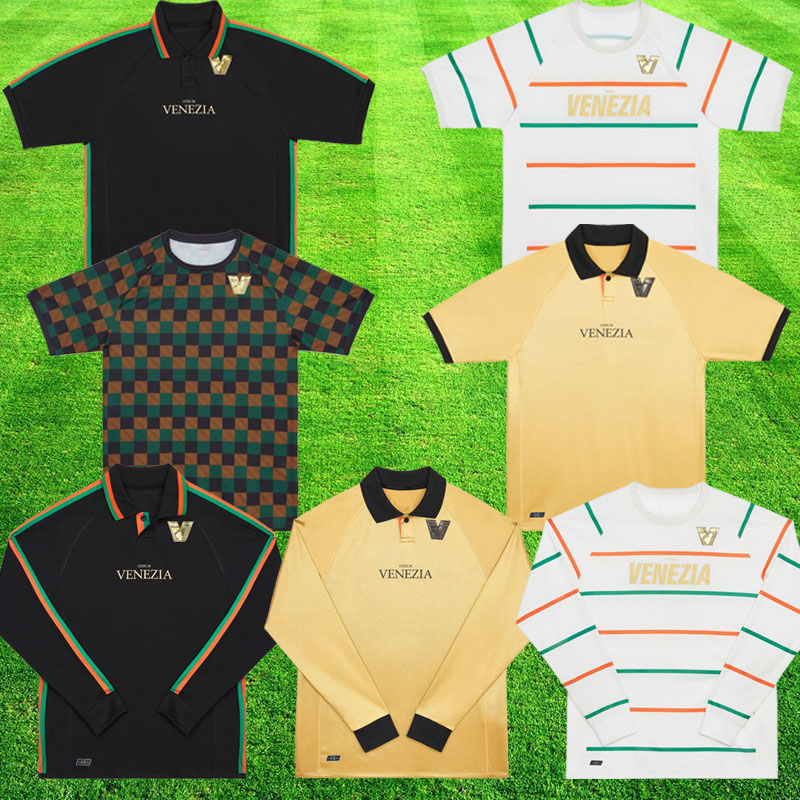 

22 23 Venezia Gold soccer Jerseys FC home ARAMU FORTE PERETZ HEYMANS TESSMANN CRNIGOI 2022 2023 Black jersey football shirt DI MARIANO CECCARONI Fiordilino Johnsen, Ls away