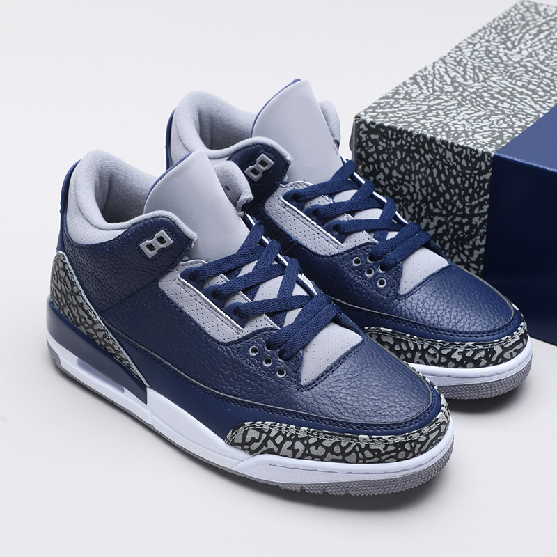 

Shoes Jumpman 3 Midnight Navy Basketball 3s Designer Sport Running, Bubble wrap packaging