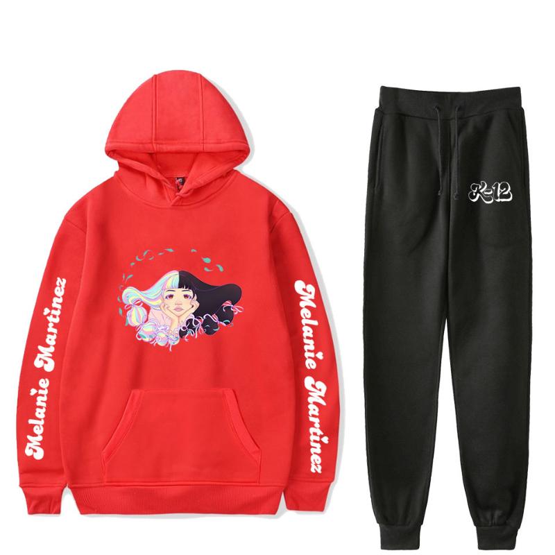 

Men's Tracksuits Melanie Martinez Fashion Sweatshirts Two Piece Set Tracksuit Long Sleeve Hoodies Jogger Pant Women/Men Streetwear Autumn Su, As picture