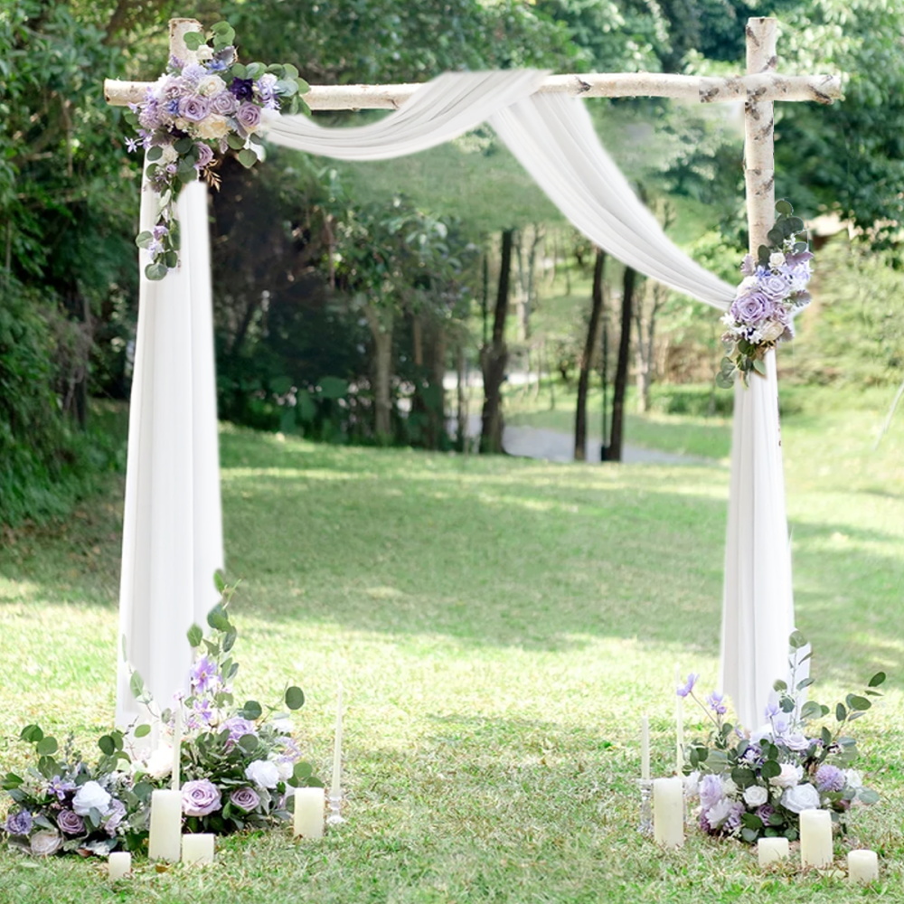 

Wedding Arch Drape for Party Celebration Backdrop Decoration-70x550cm, As described