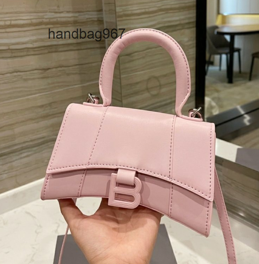 

Bags Women Designers Balencaiga's Handbags 2022 Hourglass Bags Crossbody One Shoulder Handbag Two, Pink