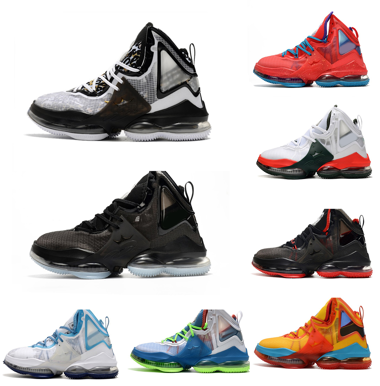 

Lebron 19 XIX basketball shoes Uniform Hook Space Jam Dutch Blue Harwood Classic Hook Bred yakuda local boots Dropshipping Accepted Valentine Day 2022 Leopard Black