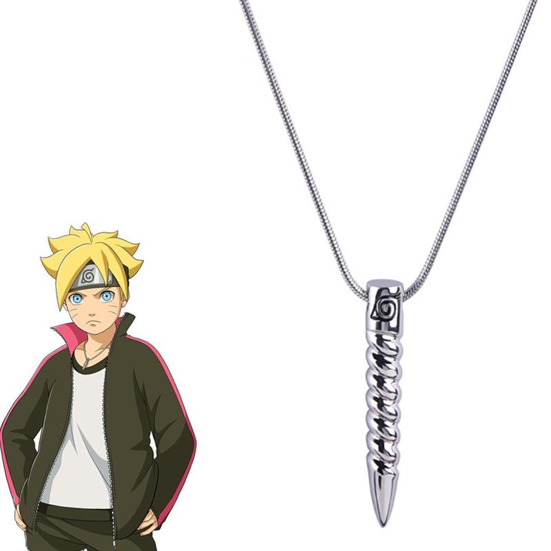 

Pendant Necklaces Anime Uzumaki Boruto Ninja Necklace Cosplay Unisex Jewelry Ornaments Accessories Choker PropPendant
