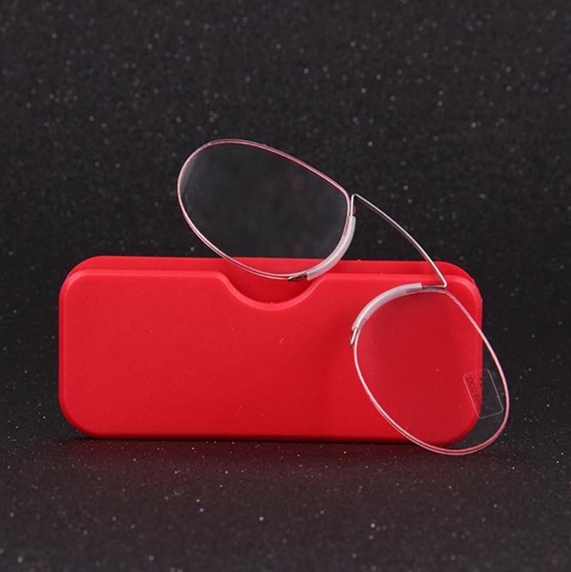 

Sunglasses Simple Cilp On Reading Glasses Women Men Ultralight Mini Rimless Anti Blu Fatigue 0.75 1 1.25 1.5 1.75 To 4Sunglasses