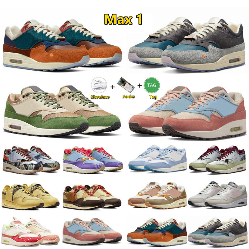 

Air Kasina max 1 Mens Women Running Shoes Light Madder Root treeline woof Concepts x Far Out Wabi-Sabi Ts x Baroque Brown Blueprint 1s 87s Trainers Sports Sneakers, Pay for box