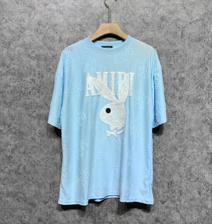 

Summer Hip New Hop Short-sleeve Tees Cotton Embroidered Casual High Street Round Neck Short Sleeve T-Shirt, Black