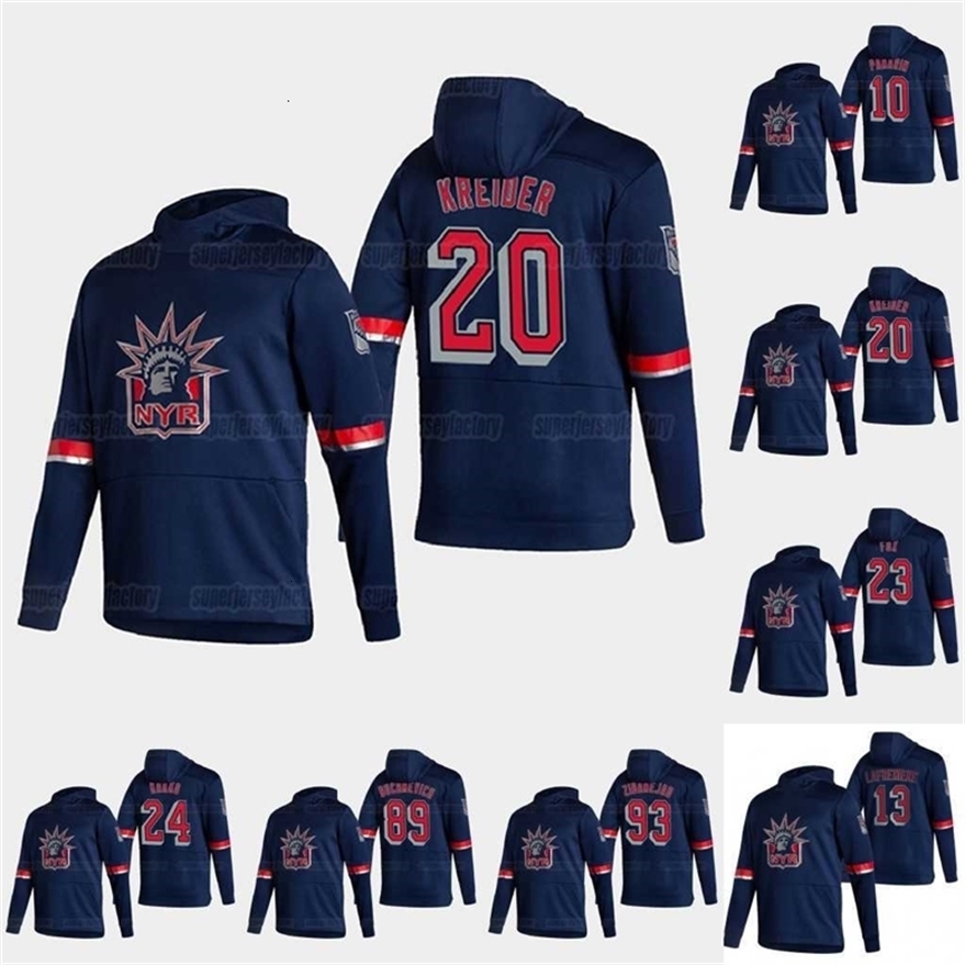 Xfl2020 Women 2021 Reverse Retro Chris Kreider Artemi Panarin Alexis Lafreniere Mika Zibanejad Kakko Messier Wayne Gretzky Hoodie