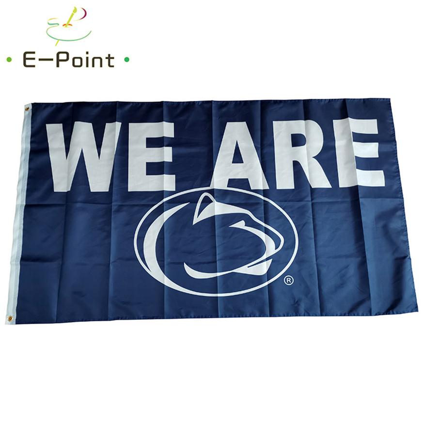 

NCAA Penn State Nittany Lions Flag 3 5ft 90cm 150cm Polyester flag Banner decoration flying home & garden flag Festive gifts288x
