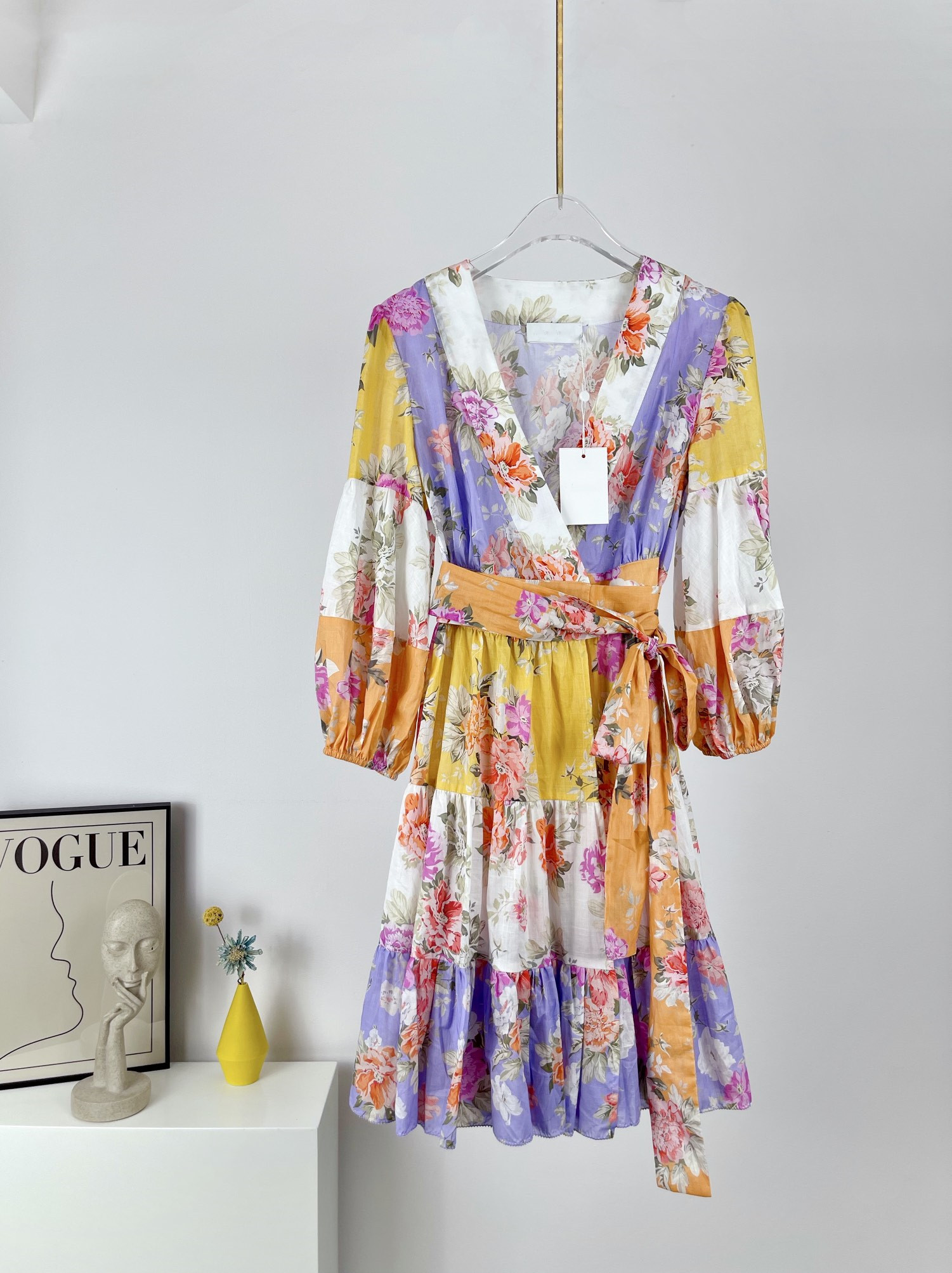 

Summer women's dress 2022 Z women's dress Australian female designer Maxi Bohemian wedding dress plus size birthday party palace lantern sleeve print skirt, Multi