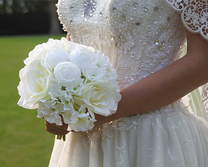 

2020 New Arrival High Level Wedding Bridal Bouquet Freshing Style with Mix Artificial Peony Flower
