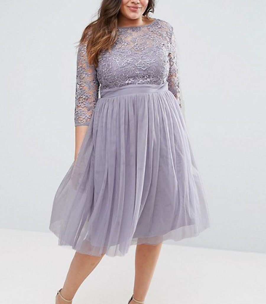 

2019 Fashion Knee Length Prom Dresses 3/4 Long Sleeves Square Backless Evening Banquet Dresses Custom Made Maid Of Honor Gowns Dress Party, Purple