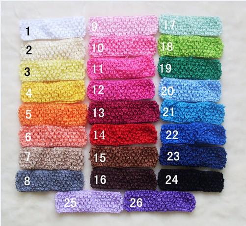 

free shipping!hot sale 50pcs/lot multicolor Crochet Head Bands baby Headbands baby hair accessories and children&kids Headbands, Multi-color