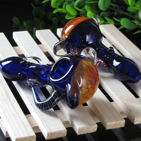 

2015 Wholesale colorful Mini Glass Pipes Glass Tobacco Pipes Glass smoking Pipes Hand Pipes hammer Pipes mixed colors
