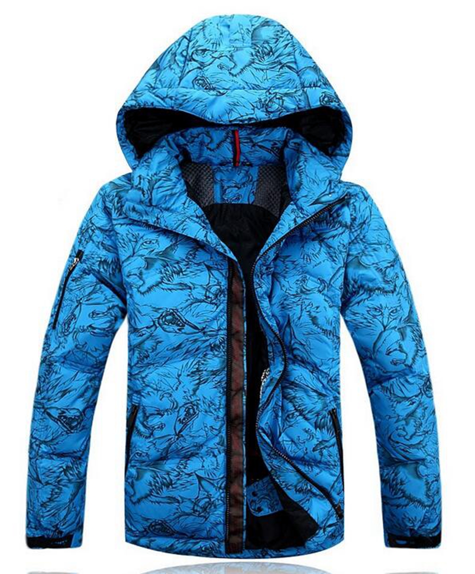 Men's with thick warm winter outdoor fashion new authentic leisure cultivate one's morality even cap down jacket coat. S - 2xl