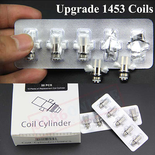 

1453 & 2043 Atomizer Maxi Coils Original factory Coil Core Head Wicks Replaceable Coil Core Suit for 1453 2043 MAXI Clearomizer