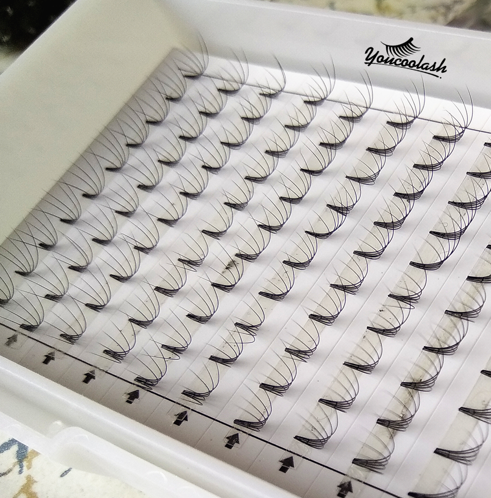 

Youcoolash handmade Premade Volume Lash Fans 5D Fan Eyelash Extensions