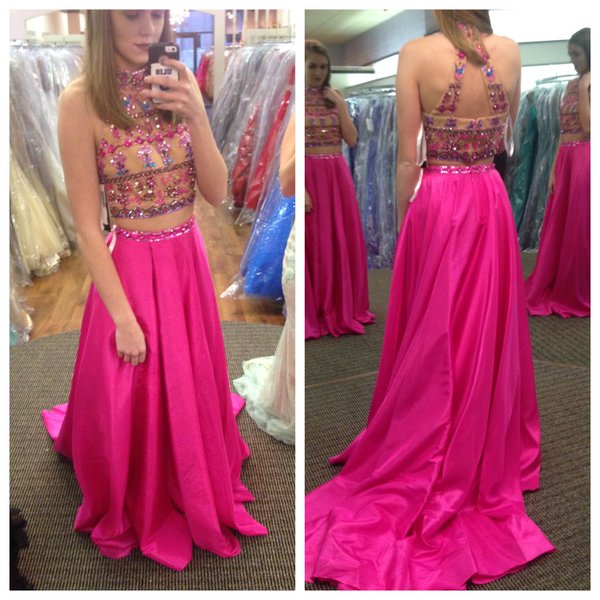 two piece indian gown