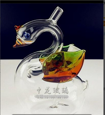 

Free shipping wholesale Hookah - Hookah glass swan [paragraph] classic color random delivery